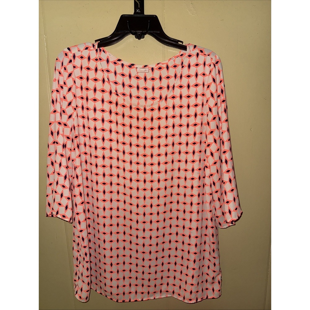 Pink Owl Blouse Large